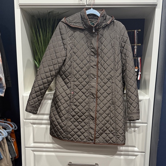 Ralph Lauren Jackets & Blazers - Ralph Lauren Quilted Brown Women's Puffer Coat Good Condition